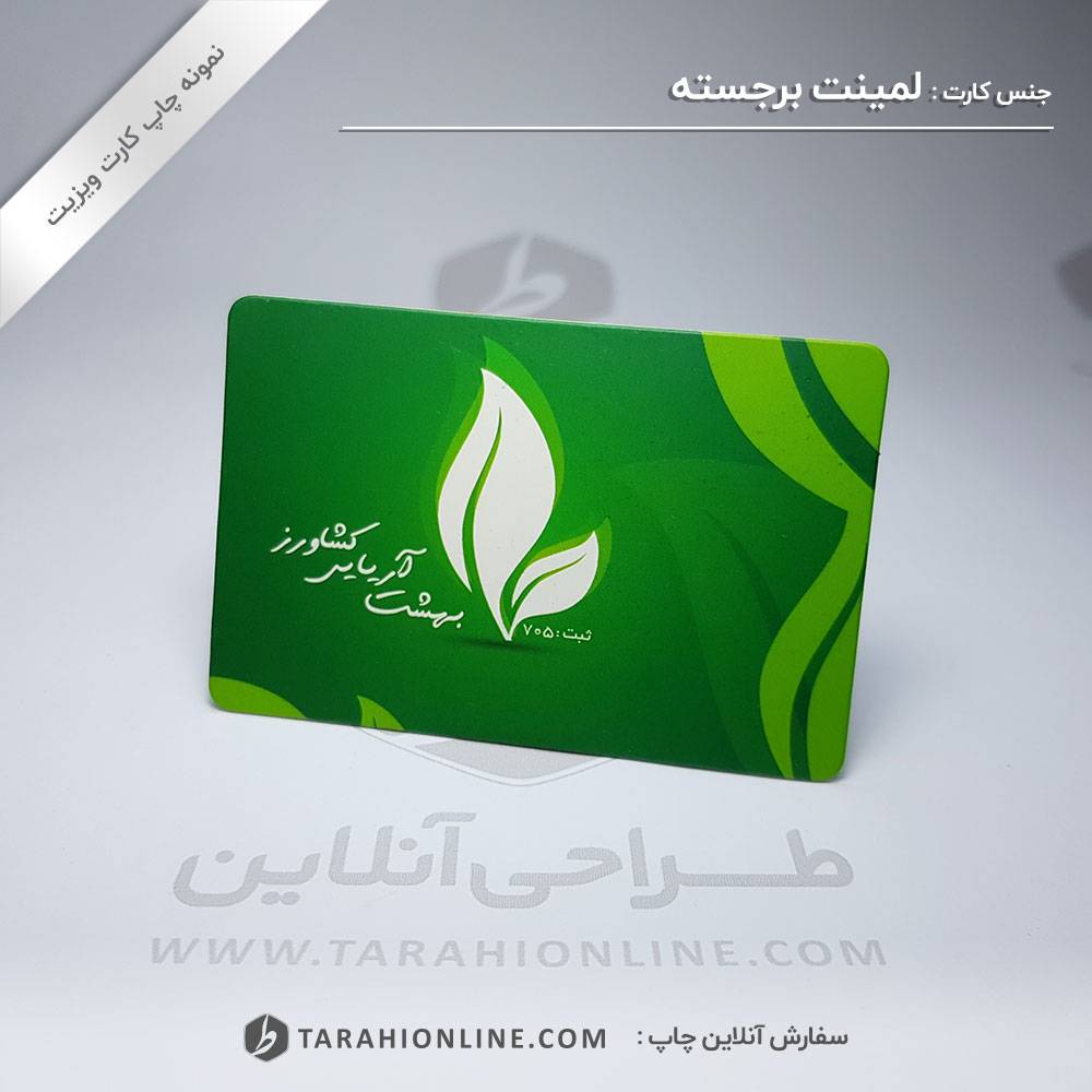 Business Card Print for Laminet Barjaste Beheshtariaei - Image 2