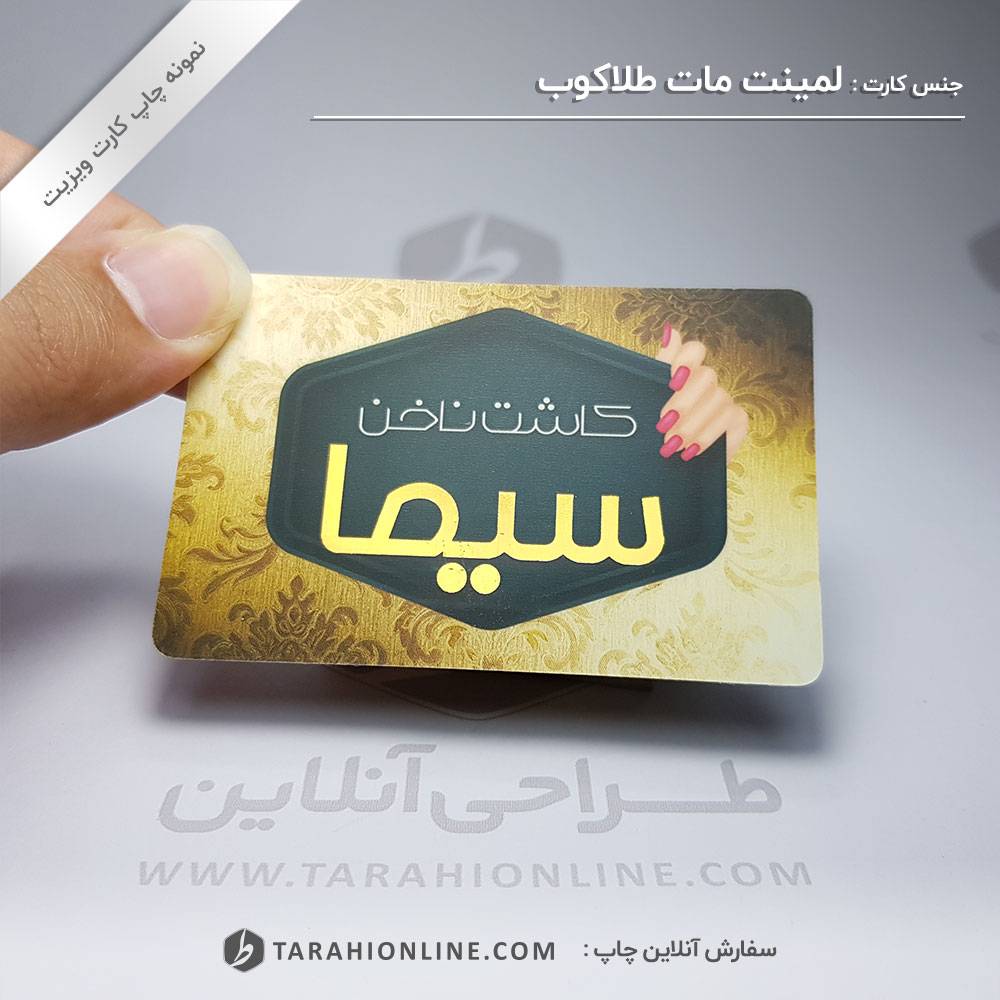Business Card Print for Laminet Mat Talakoub Keshtenakhonesima - Image 3