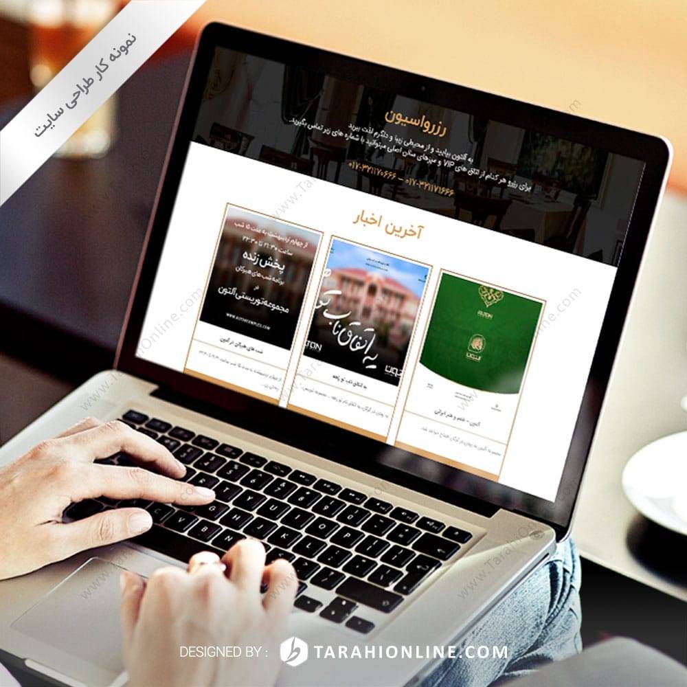 طراحی سایت مجموعه توریستی آلتون - تصویر 4