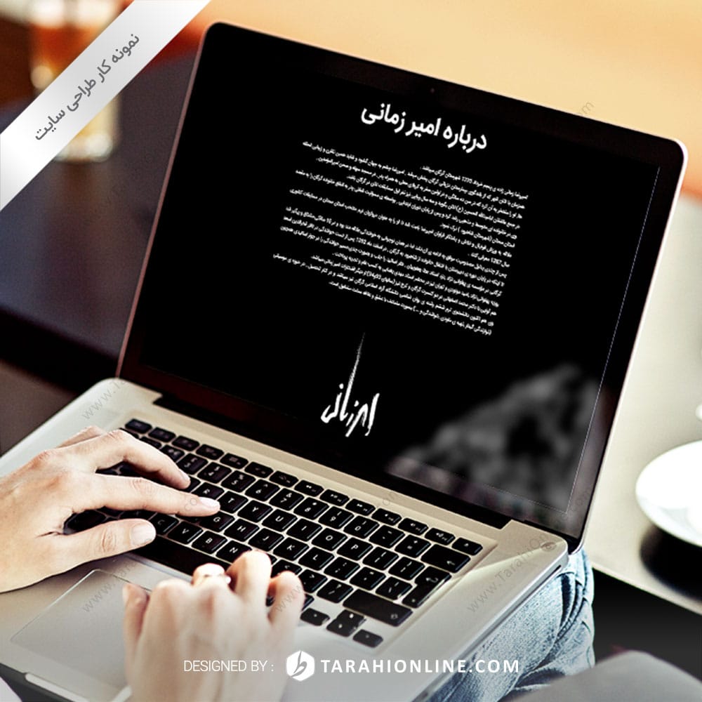 Web Design for Amir Zamani - Image 3