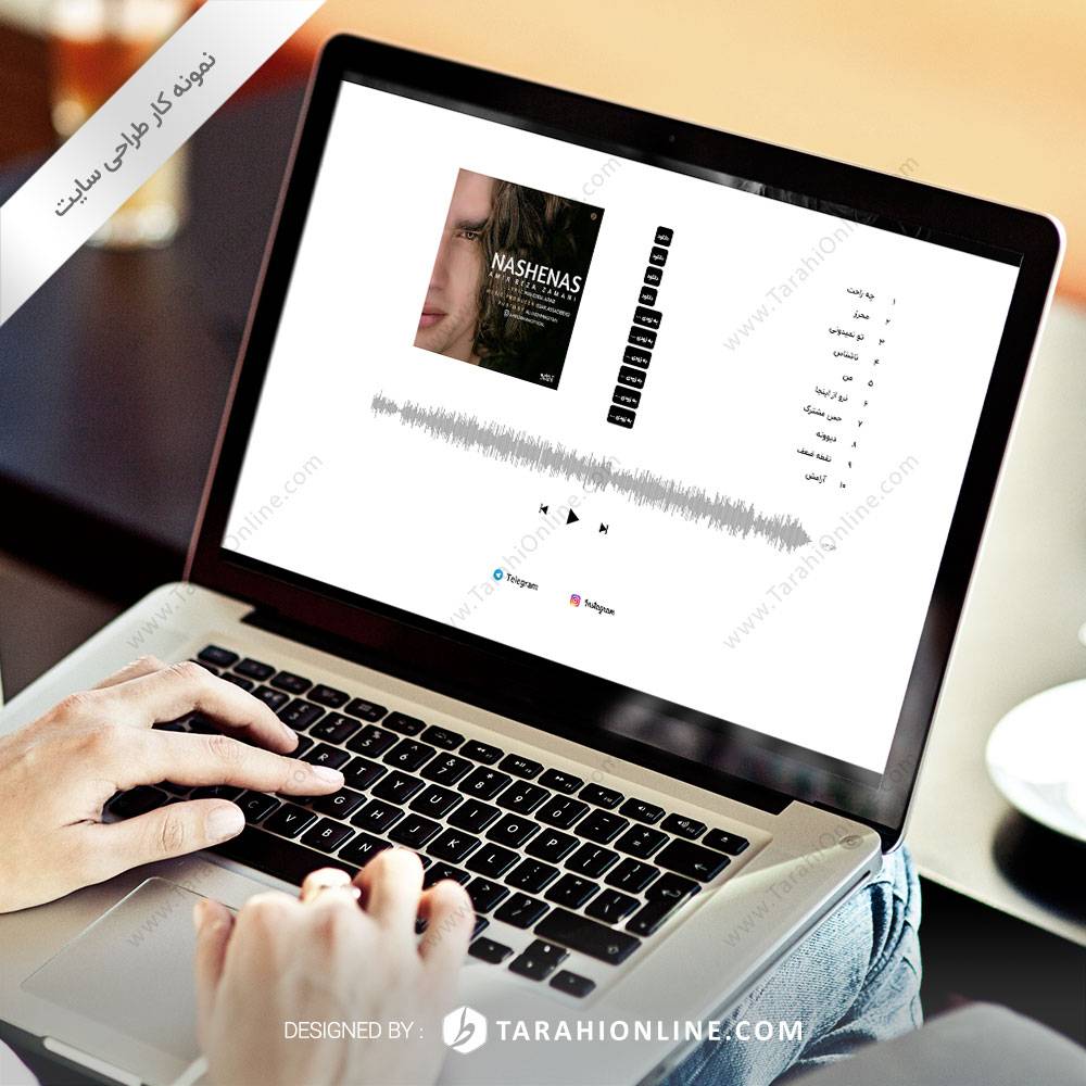 طراحی سایت شخصی امیر زمانی - نسخه دوم - تصویر 2