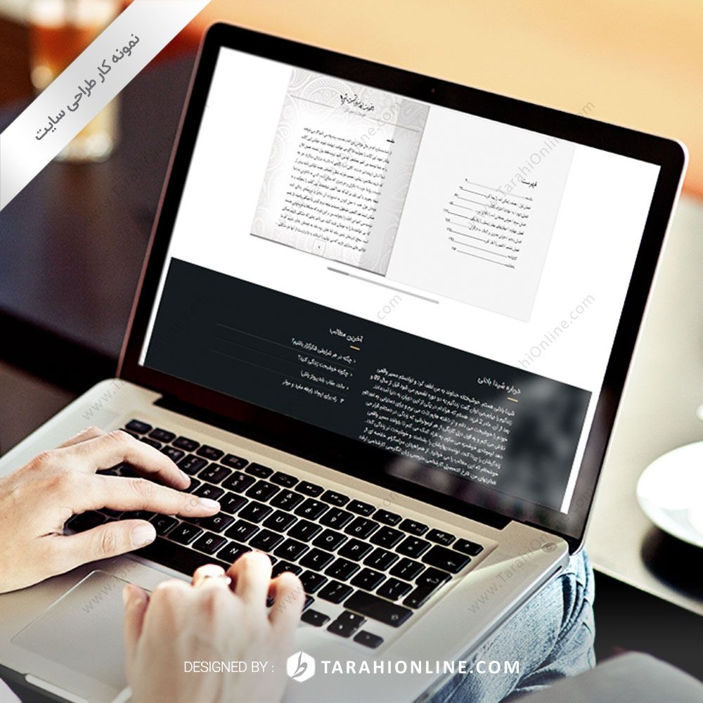 طراحی سایت شخصی شیدا بادلی - تصویر 4