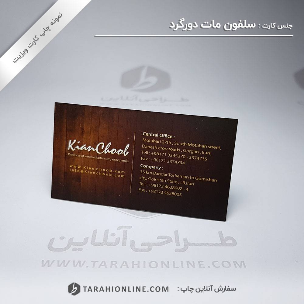 Business Card Print for Celefone Mat Kianchoob - Image 2