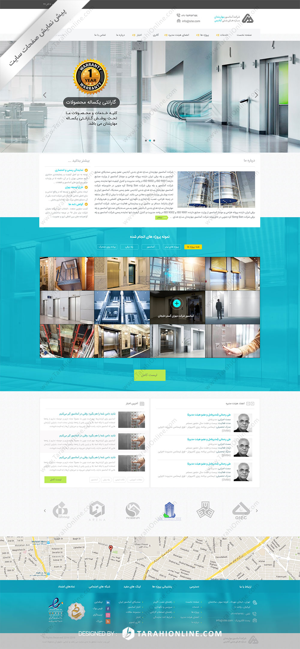 Psd To Html Asansor Maharbandan - Image 2