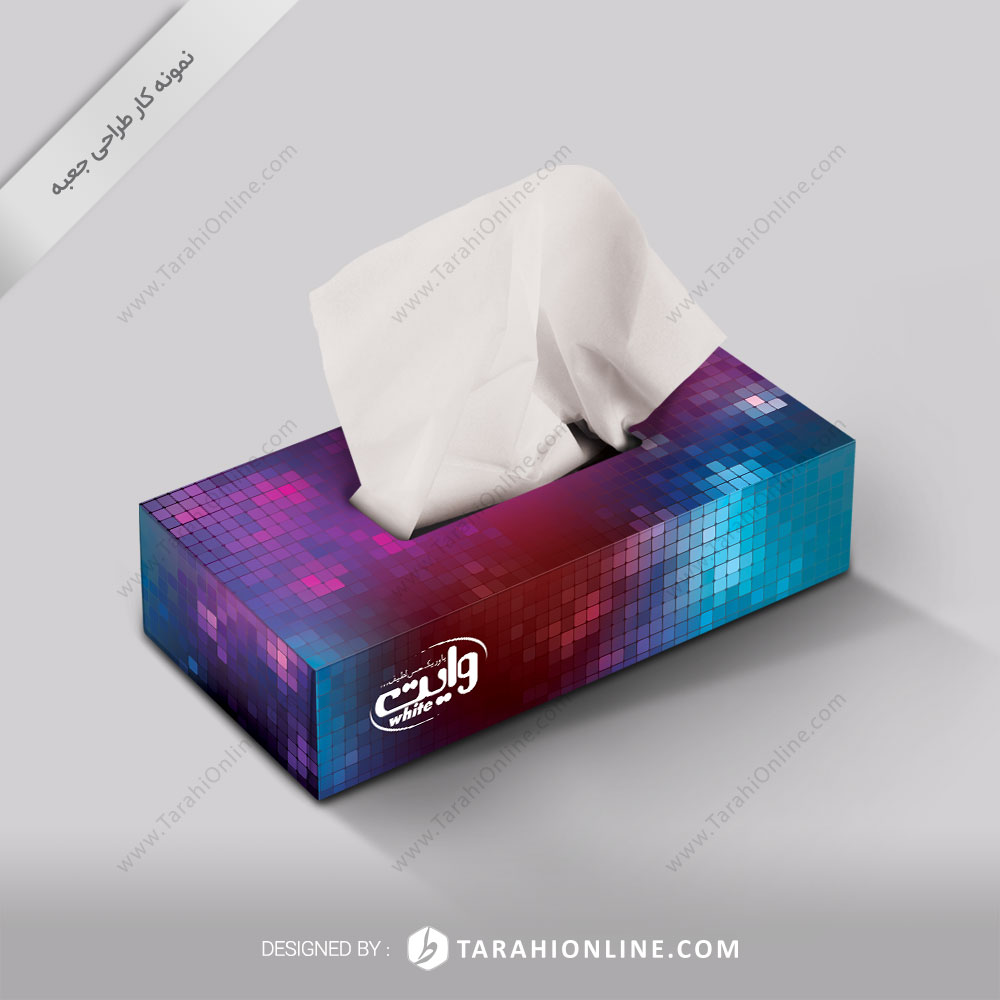 Product Box Design for Tissue White