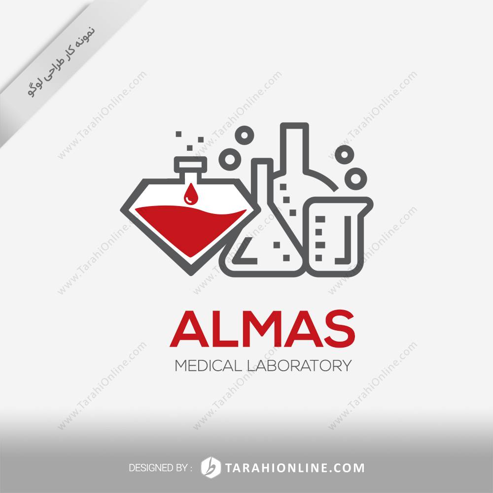 طراحی لوگو آزمایشگاه الماس - تصویر 2