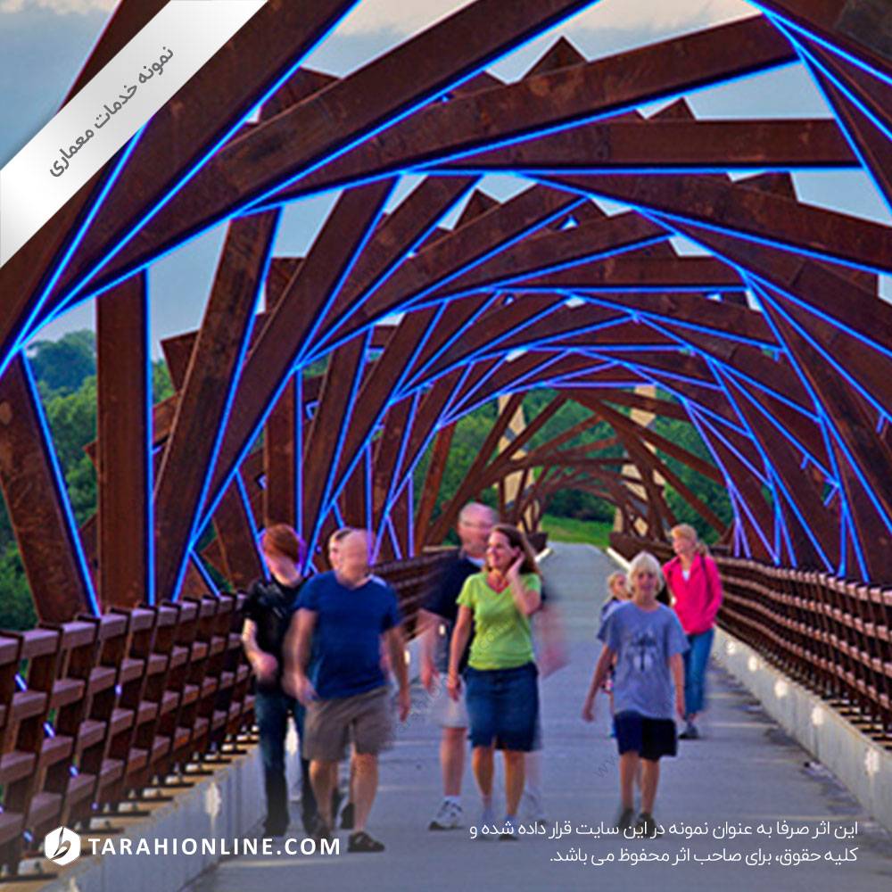 طراحی دکوراسیون پل و عابرپیاده