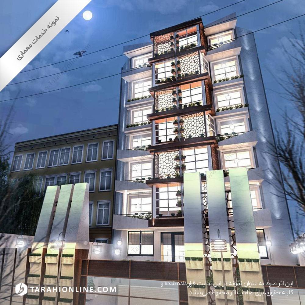 طراحی معماری مجتمع مسکونی ۳