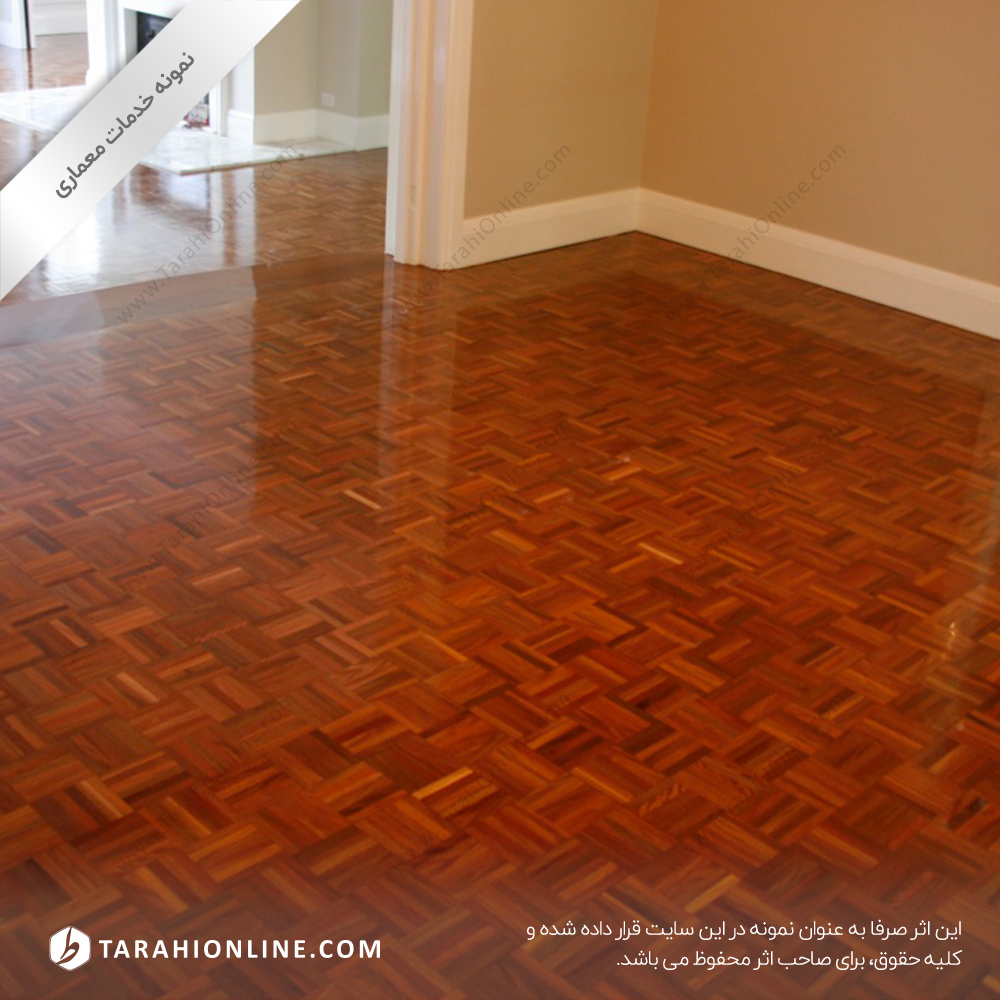 طراحی کفپوش پارکت