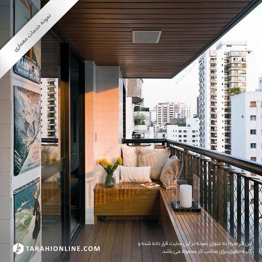 طراحی معماری بالکن