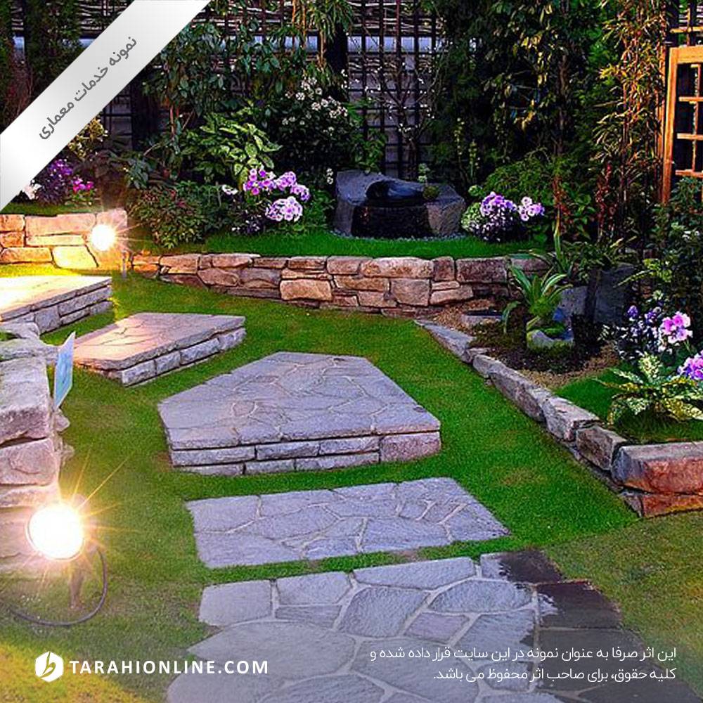 طراحی باغ خانگی
