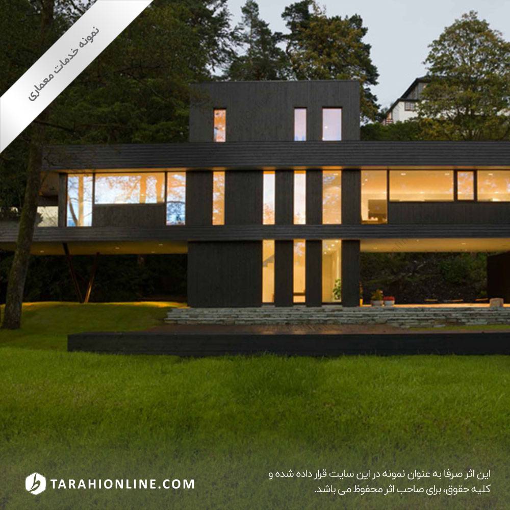 طراحی معماری ویلا ۵ - تصویر 3